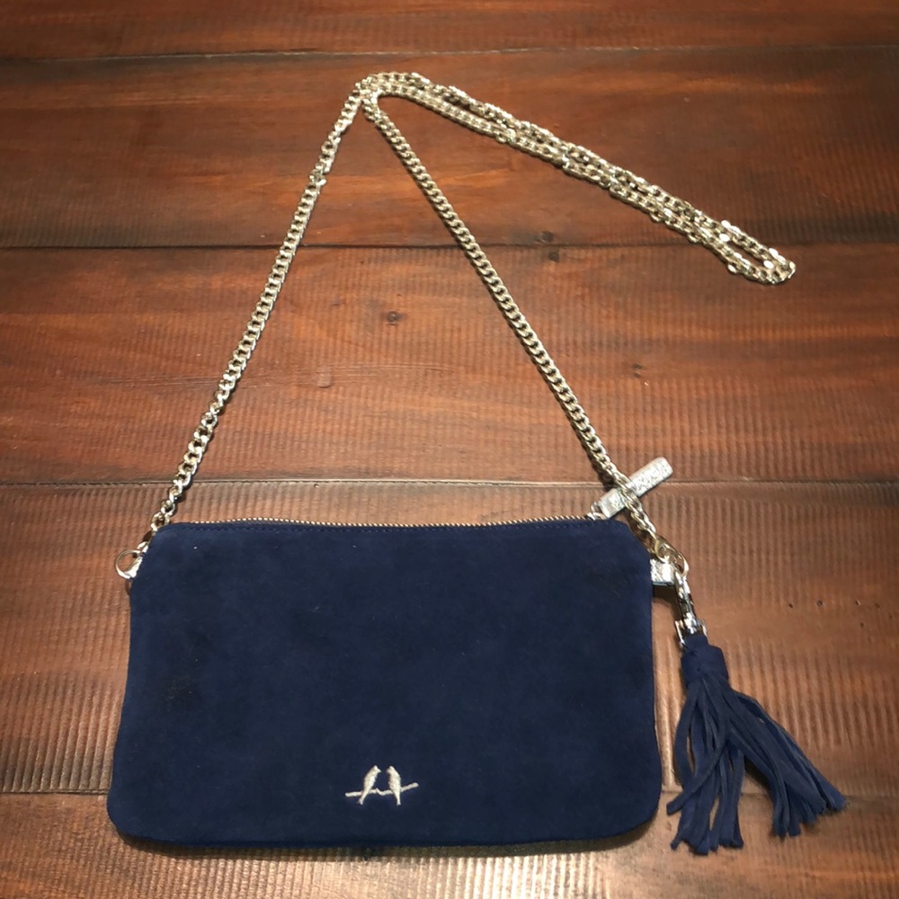 Chloe & Isabel Suede Clutch NWT